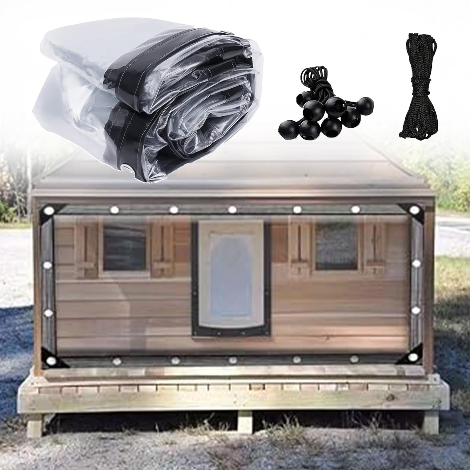 Amazon.com: 11x27 FT,Clear Waterproof Cover Tarp Foldable 0.18mm